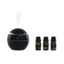 DKD Home Decor Difusor Aroma Glam Negro 10 x 12 x 10 cm Set de 4