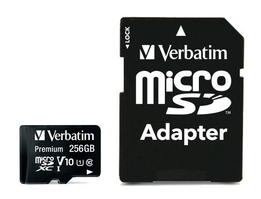 Verbatim 256GB microSDHC/SDXC Clase 10 Black Tarjeta de Memoria Verbatim 256GB microSDHC/SDXC Clase 10 Black Tarjeta de Memoria