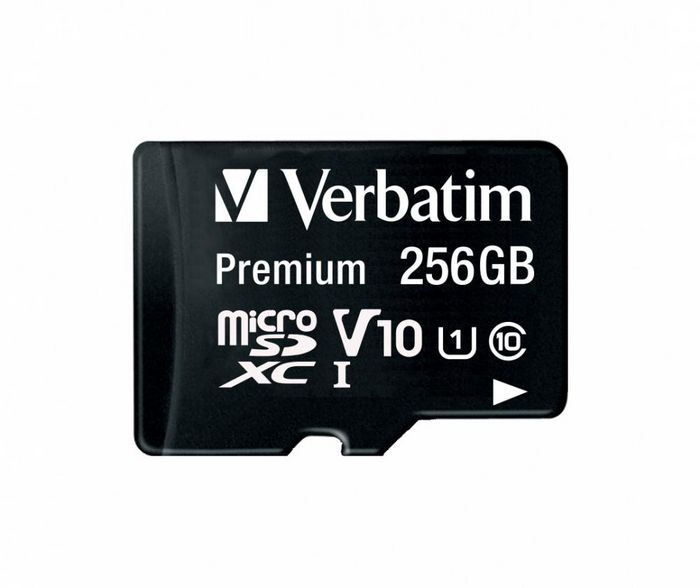 Verbatim 256GB microSDHC/SDXC Clase 10 Black Tarjeta de Memoria Verbatim 256GB microSDHC/SDXC Clase 10 Black Tarjeta de Memoria