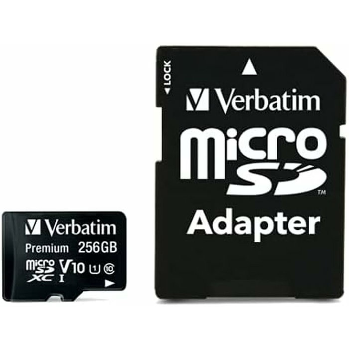 Verbatim Premium U1 MicroSDXC de 256 GB con Adaptador