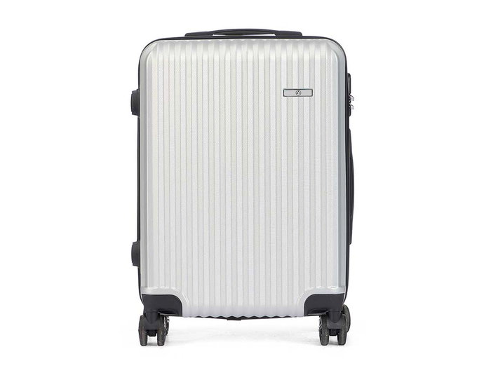 Arte Regal Maleta Liston Cabina ABS Gris Claro 38x57x23 cm