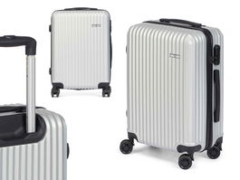 Arte Regal Maleta Liston Cabina ABS Gris Claro 38x57x23 cm