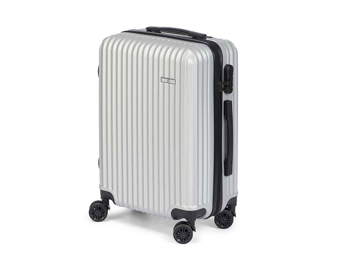 Arte Regal Maleta Liston Cabina ABS Gris Claro 38x57x23 cm