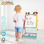 WOOMAX Disney Pizarra de madera 2 en 1 Mickey y Minnie