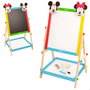 WOOMAX Disney Pizarra de madera 2 en 1 Mickey y Minnie