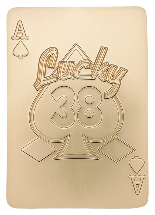 FaNaTtik Fallout: New Vegas Réplica Lucky 38 Imitation Gold Casino Set Limited Edition