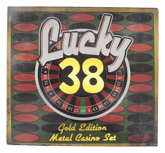 FaNaTtik Fallout: New Vegas Réplica Lucky 38 Imitation Gold Casino Set Limited Edition