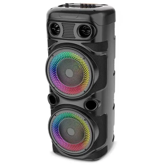 Inovalley Altavoz Karaoke KA123-XXL Bluetooth V5.0 75 cm 900 W Negro
