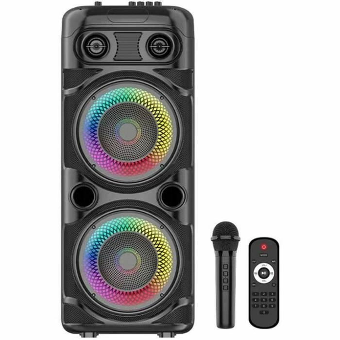 Inovalley Altavoz Karaoke KA123-XXL Bluetooth V5.0 900 W Negro Inovalley Altavoz Karaoke KA123-XXL Bluetooth V5.0 900 W Negro