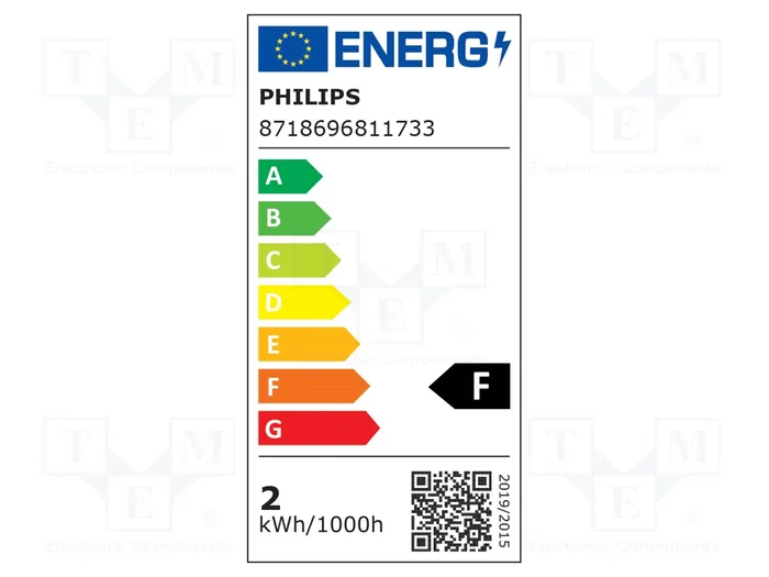 PHILIPS Lámpara LED E14 Blanco Caliente 1,4W