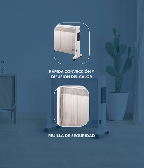 DAEWOO Radiador micatérmico 2000W con mando