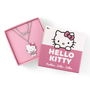 Hello Kitty and Friends Colgante Plata Bañado en Plata con Lazo y Piedras