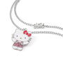 Hello Kitty and Friends Colgante Plata Bañado en Plata con Lazo y Piedras