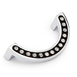 HERRAJES ALK Smile Tirador Zamak Cromo Distancia 64mm