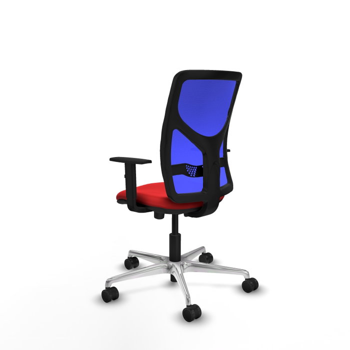 PIQUERAS Y CRESPO Silla de oficina Motilla Rojo y Azul PIQUERAS Y CRESPO Silla de oficina Motilla Rojo y Azul