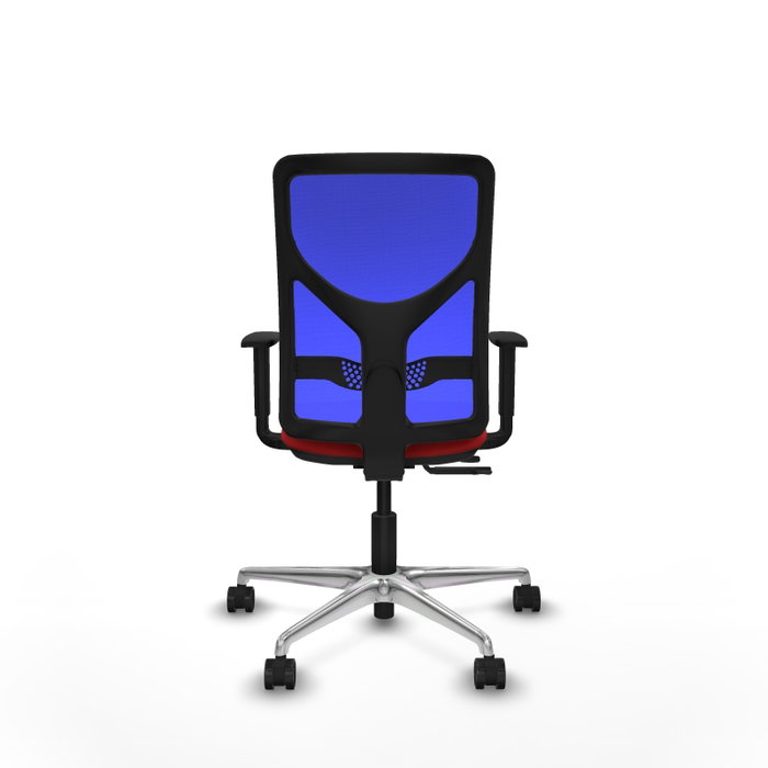 PIQUERAS Y CRESPO Silla de oficina Motilla Rojo y Azul PIQUERAS Y CRESPO Silla de oficina Motilla Rojo y Azul