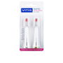 Vitis Cabezal Encías-Gingival SONIC S10/S20 para Cepillo Eléctrico, Limpieza Bucal Profunda y Cuidadosa, Pack 2 Unidades