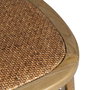 Silla Marrón Madera-Ratán 55 X 50 X 81 cm