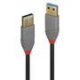 Lindy Cable USB 3.2 Type A 5m Anthra Line, 5Gbps