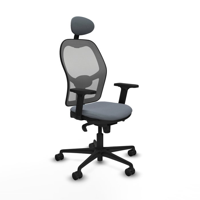 PIQUERAS Y CRESPO Silla de oficina Jorquera Gris con mecanismo Sincro PIQUERAS Y CRESPO Silla de oficina Jorquera Gris con mecanismo Sincro