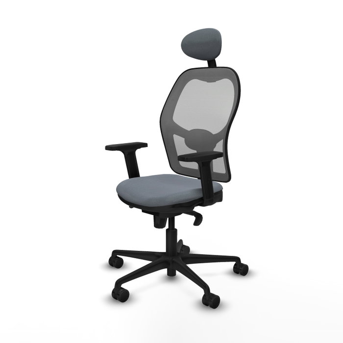 PIQUERAS Y CRESPO Silla de oficina Jorquera Gris con mecanismo Sincro PIQUERAS Y CRESPO Silla de oficina Jorquera Gris con mecanismo Sincro