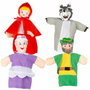 Color Baby Marionetas Caperucita Roja set 4 piezas de 25 cm