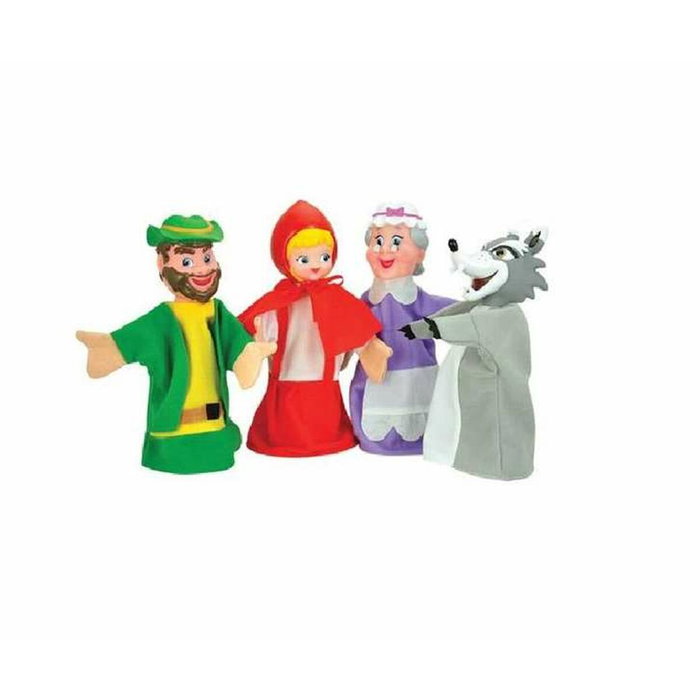 Color Baby Marionetas Caperucita Roja set 4 piezas de 25 cm