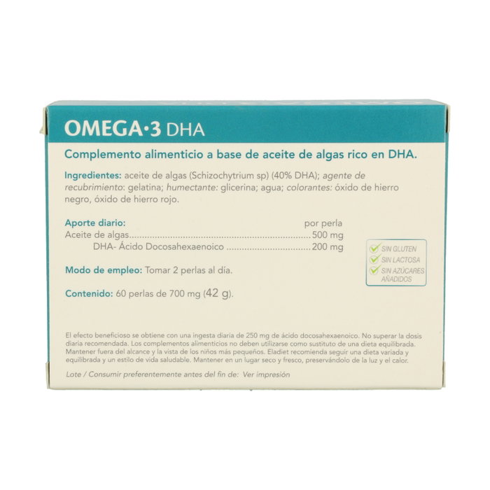 Eladiet Omega 3 DHA 60 perlas Eladiet Omega 3 DHA 60 perlas