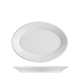 G.Benedikt Principe Fuente Oval 24 cm - Fuente de Porcelana para Vajilla (Set de 3)