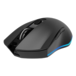 Gembird Firebolt MUSGW-6BL-02 Ratón Gaming RGB Inalámbrico Recargable Negro