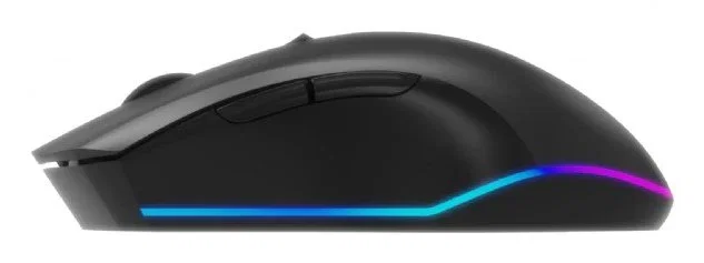 Gembird GMB Gaming MUSGW-6BL-02 Ratón Gaming Inalámbrico RGB Recargable 6 Botones 3200 DPI para Mano Derecha Firebolt Negro