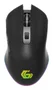 Gembird GMB Gaming MUSGW-6BL-02 Ratón Gaming Inalámbrico RGB Recargable 6 Botones 3200 DPI para Mano Derecha Firebolt Negro