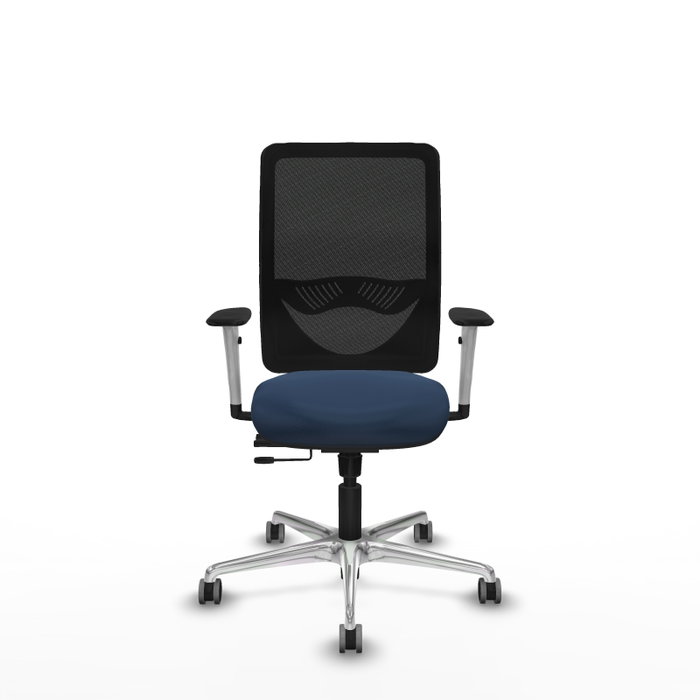 PIQUERAS Y CRESPO Silla de oficina Zulema con mecanismo Sincro/Traslack, Azul marino y Negro PIQUERAS Y CRESPO Silla de oficina Zulema con mecanismo Sincro/Traslack, Azul marino y Negro