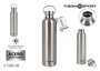 Thermosport Botella Termo de Acero Inoxidable con Asa, 1000 ml (1 L), 30,5 cm Alto x 8 cm Diámetro (6 Unidades)