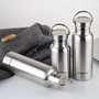 Thermosport Botella Termo de Acero Inoxidable con Asa, 1000 ml (1 L), 30,5 cm Alto x 8 cm Diámetro (6 Unidades)