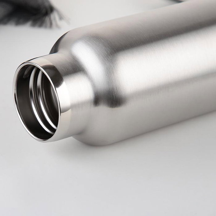 Thermosport Botella Termo de Acero Inoxidable con Asa, 1000 ml (1 L), 30,5 cm Alto x 8 cm Diámetro (6 Unidades)