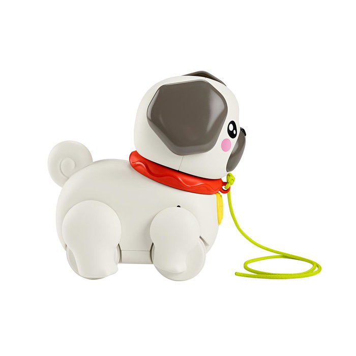 Fisher-Price Perrito de Paseos Pug para Arrastrar con Movimiento y Sonidos Fisher-Price Perrito de Paseos Pug para Arrastrar con Movimiento y Sonidos