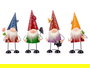Ibergarden Gnomo Hojalata Liso Morado, Verde, Rojo, Marron 15x30x10cm (Set de 12)