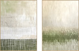 DKD Home Decor Cuadro Lienzo Técnica Mixta 103x4x143,5 cm Surtido de 2 Unidades