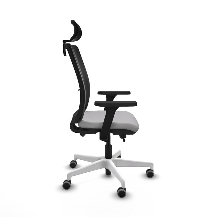 PIQUERAS Y CRESPO Silla de oficina Haches Gris claro y Negro PIQUERAS Y CRESPO Silla de oficina Haches Gris claro y Negro