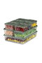Hermia YBLLA9LU Set de 9 Cajas de Almacenaje de Plástico, Color Verde