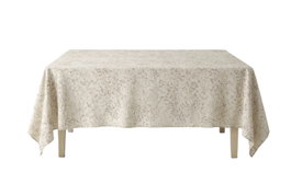 DKD Home Decor Mantel Antimanchas de Algodón Reciclado 135x135 Beige