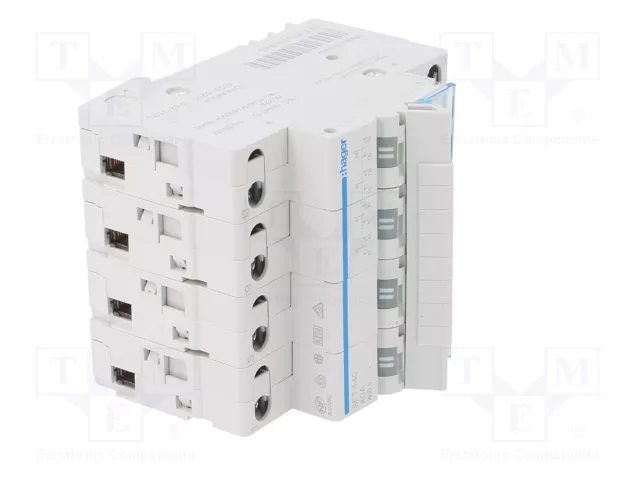 HAGER Interruptor de grúa 4P3T 40A 230VAC Gris