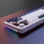 Rampage Quell Pro Teclado Mecánico Inalámbrico 2.4G + BT Hot-Swap Gasket Pantalla Disposición Polaca
