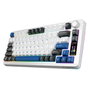 Rampage Quell Pro Teclado Mecánico Inalámbrico 2.4G + BT Hot-Swap Gasket Pantalla Disposición Polaca