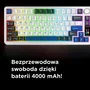 Rampage Quell Pro Teclado Mecánico Inalámbrico 2.4G + BT Hot-Swap Gasket Pantalla Disposición Polaca