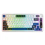 Rampage Quell Pro Teclado Mecánico Inalámbrico 2.4G + BT Hot-Swap Gasket Pantalla Disposición Polaca