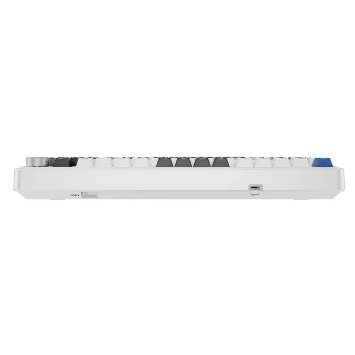 Rampage Quell Pro Teclado Mecánico Inalámbrico 2.4G + BT Hot-Swap Gasket Pantalla Disposición Polaca