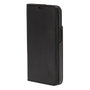 JT Berlin BookCase Tegel para Apple iPhone 16 Pro, Piel Auténtica, Negro