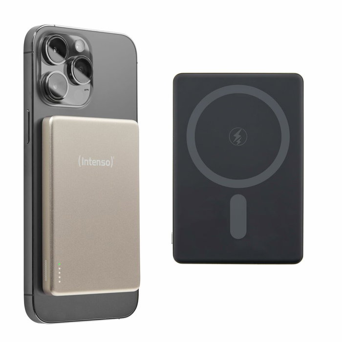 Intenso MW5000 Powerbank MagSafe 5000 mAh Champán Intenso MW5000 Powerbank MagSafe 5000 mAh Champán